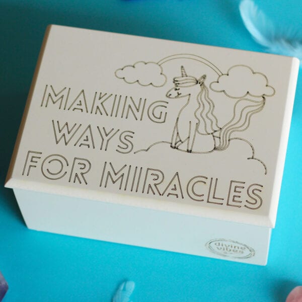 Wooden Box “Making Ways” - Divine Vibes