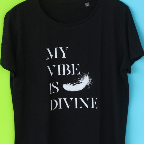 Γυναικείο T-Shirt “My Vibe is Divine" - Divine Vibes